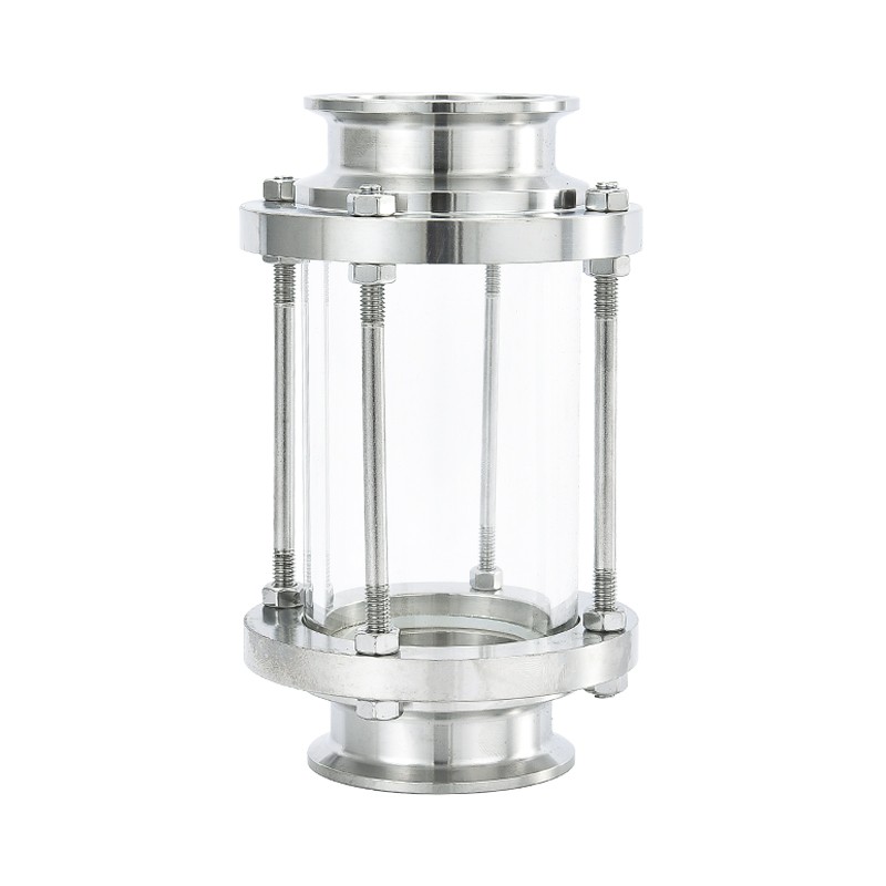 Tri-clamp pipe sight glass