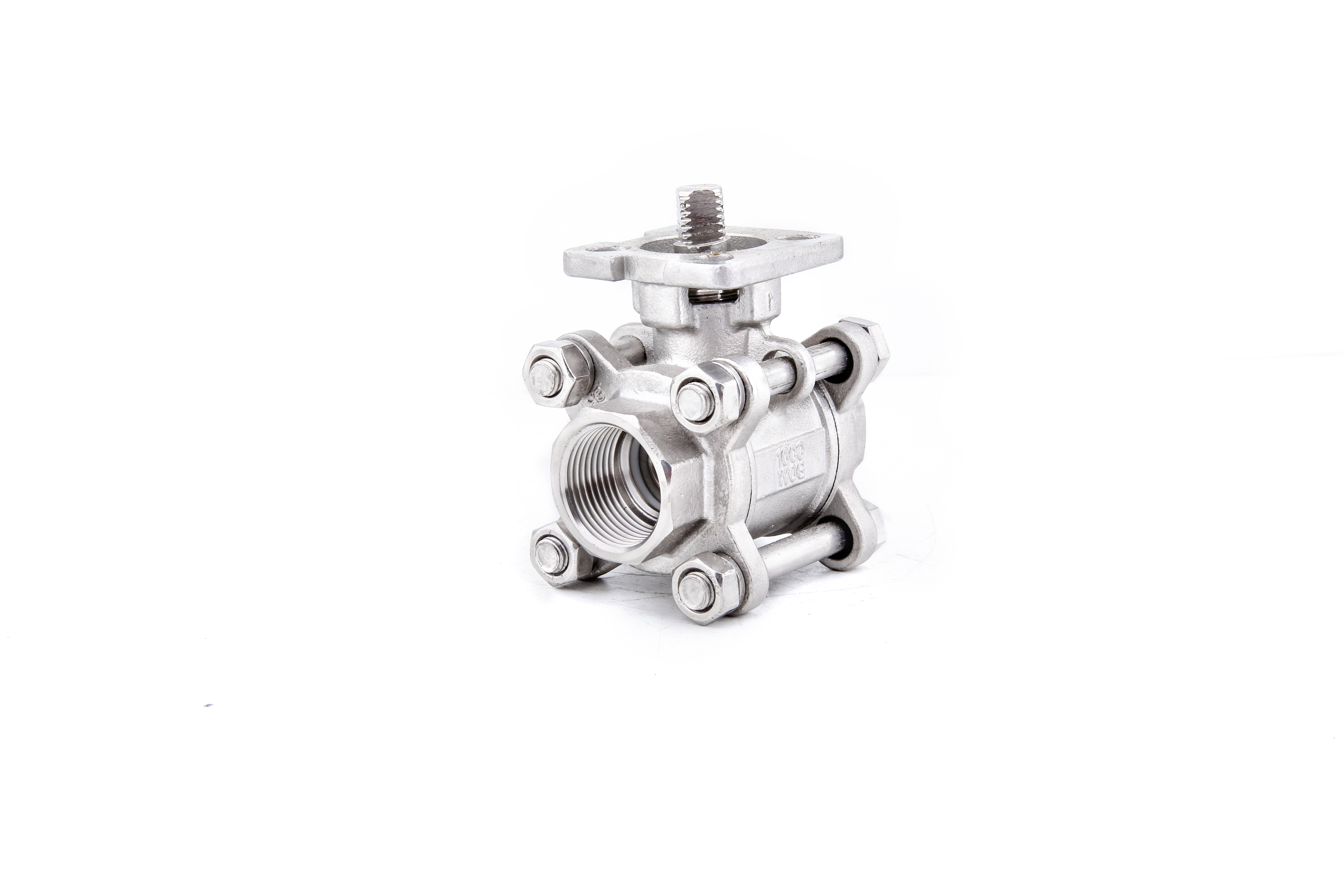 Platform 3pc female threaded ball valve