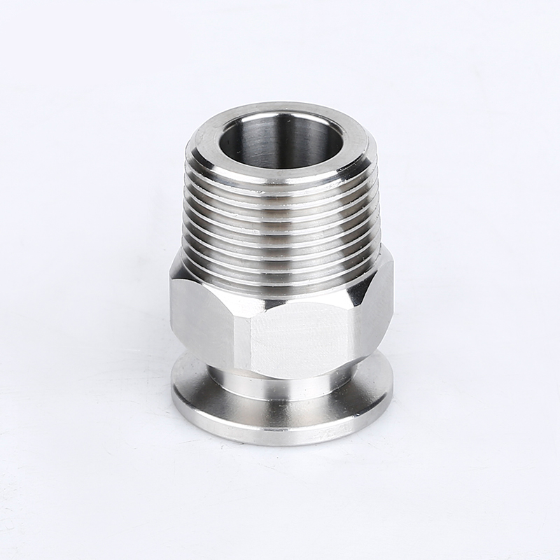 Male thread vacuum KF joint with hexagon