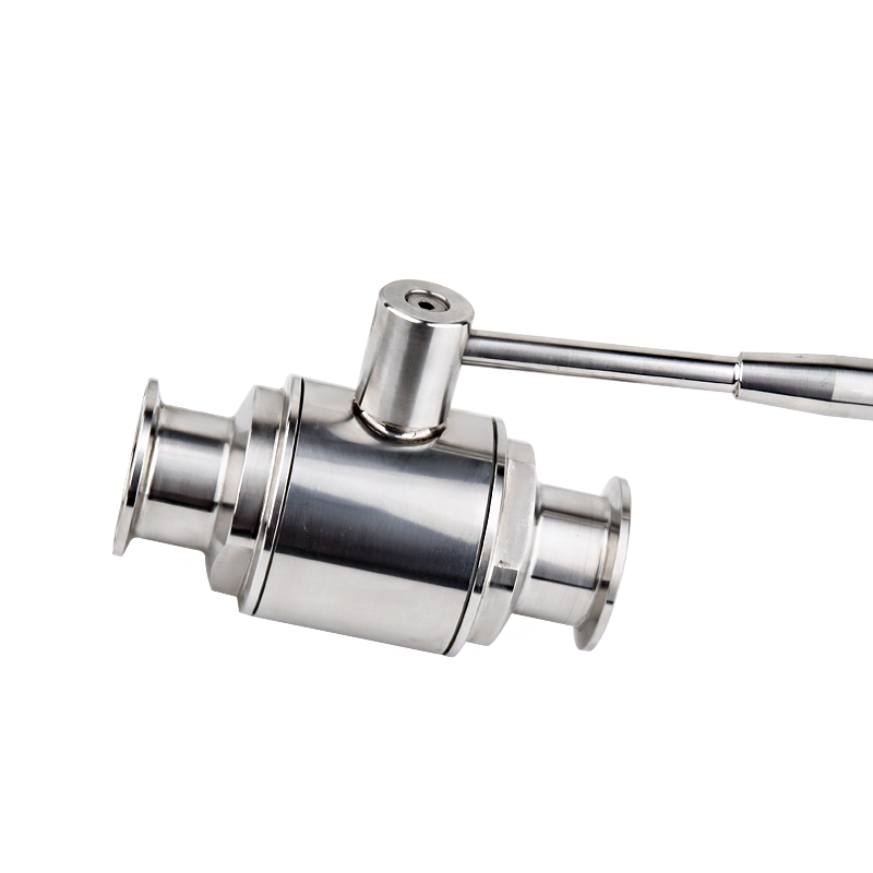 Sanitary grade manual Tri-clamp forged ball valve