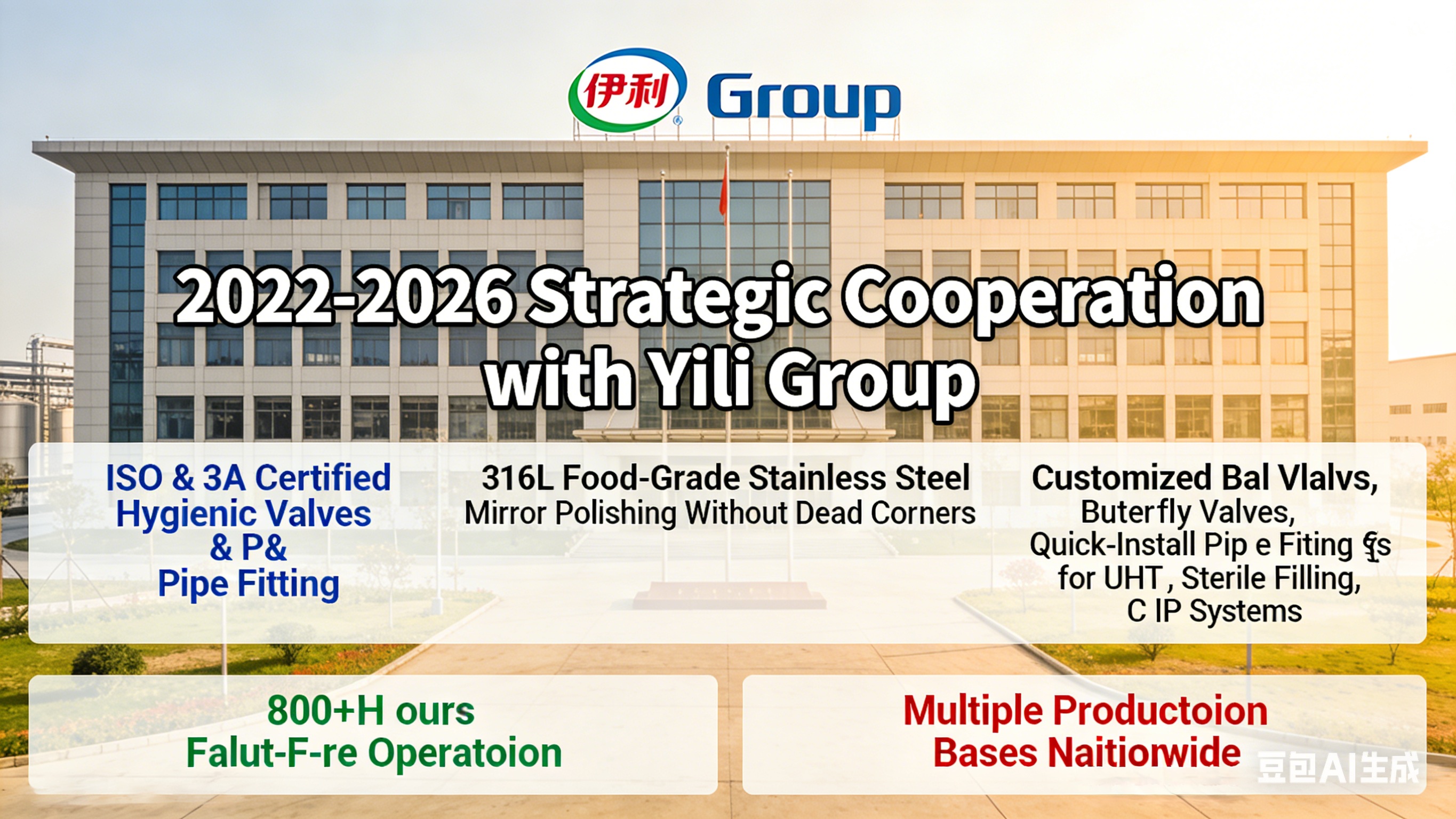 Strategic Cooperation with Yili Group, Empowering High-End Aseptic Dairy Production